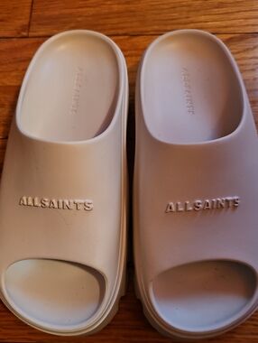 AllSaints Beige Slide